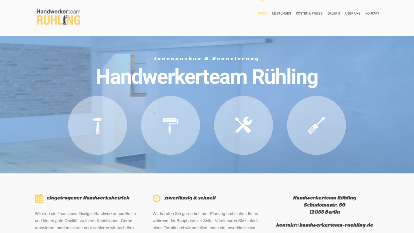 Referenz: Handwerkerteam Rühling